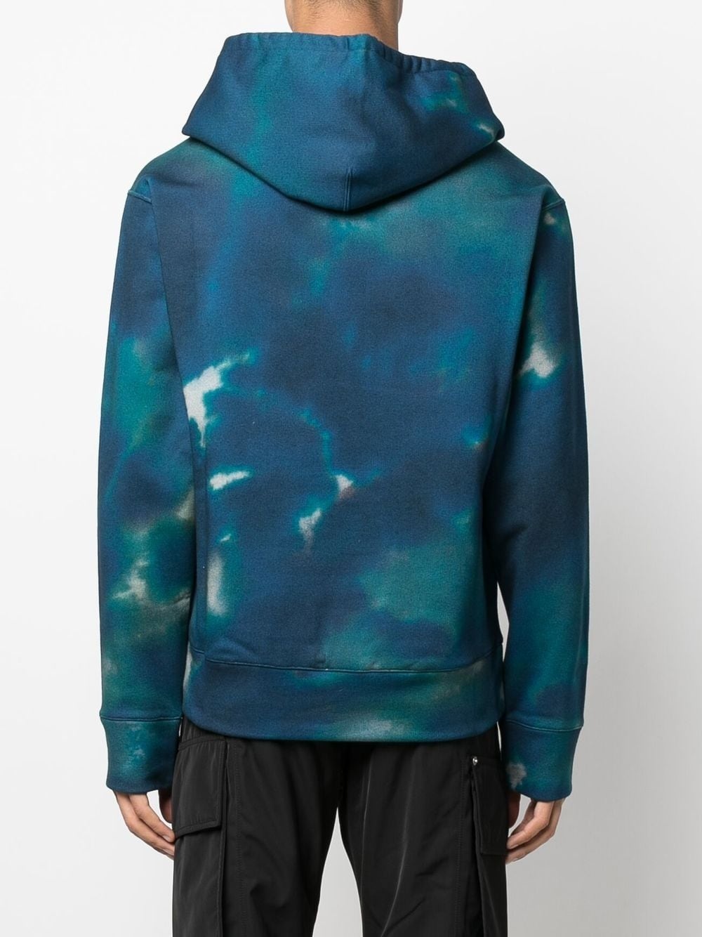 tie-dye cotton hoodie - 4