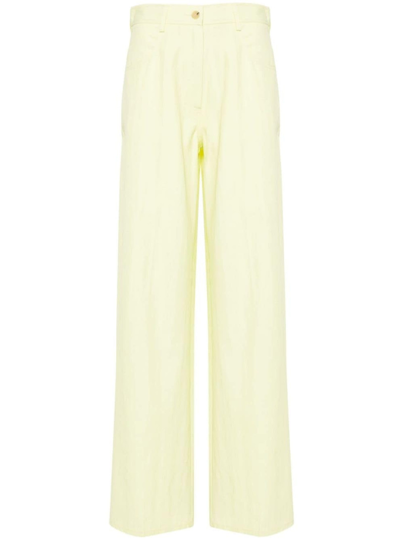 high-waist straight-leg trousers 1