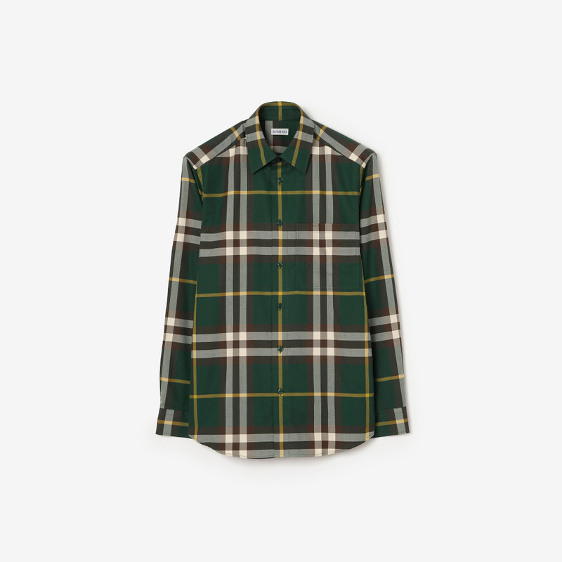 Check Cotton Shirt 1