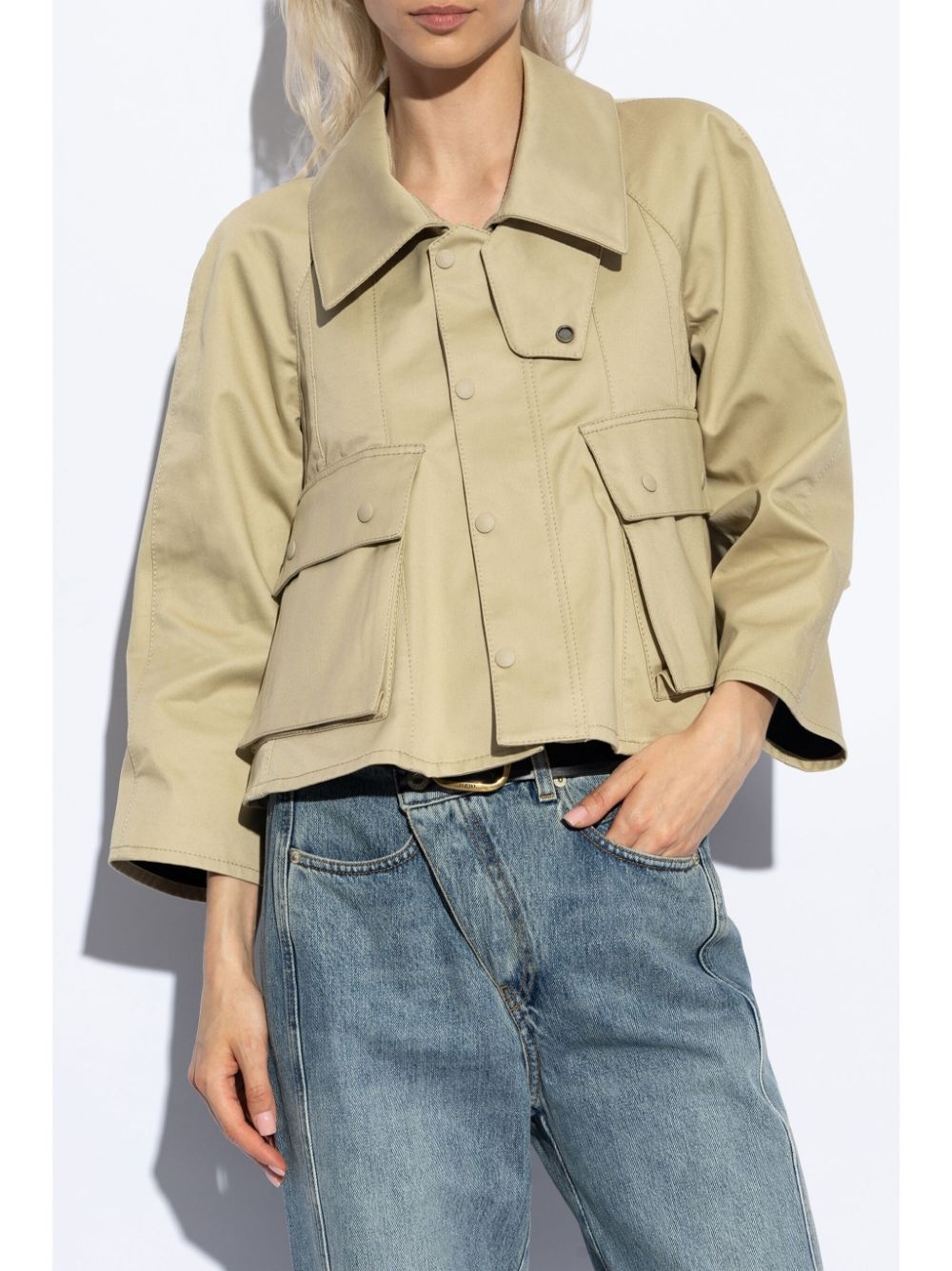 trapeze cotton jacket - 3