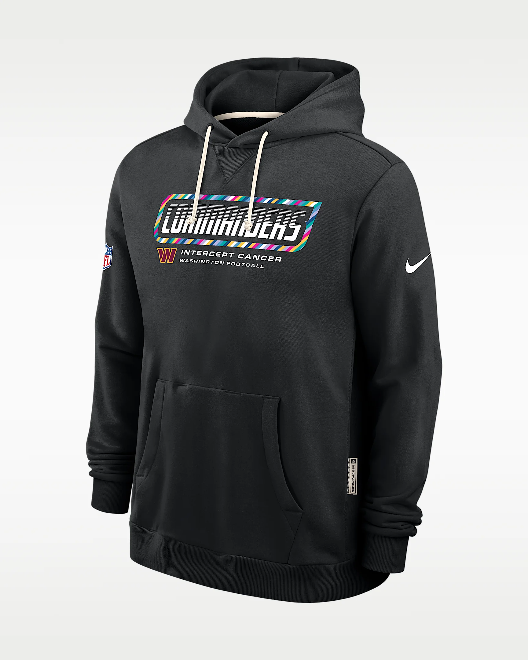 Washington Commanders Crucial Catch Sideline Standard Issue Men's Nike Dri-FIT NFL Pullover Hoodie - 1