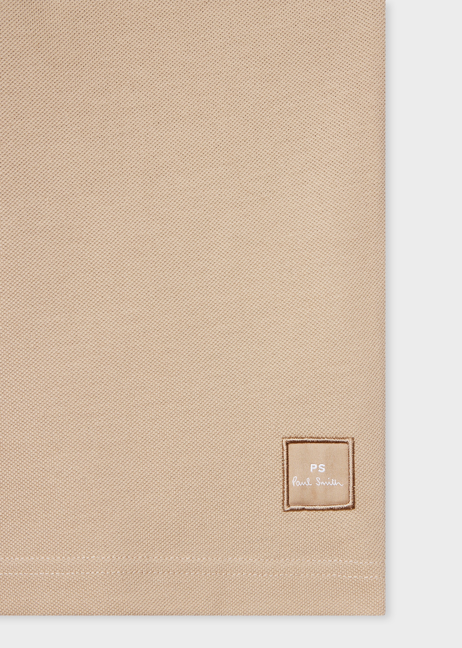 Pale Tan Concealed-Placket Polo Shirt - 4