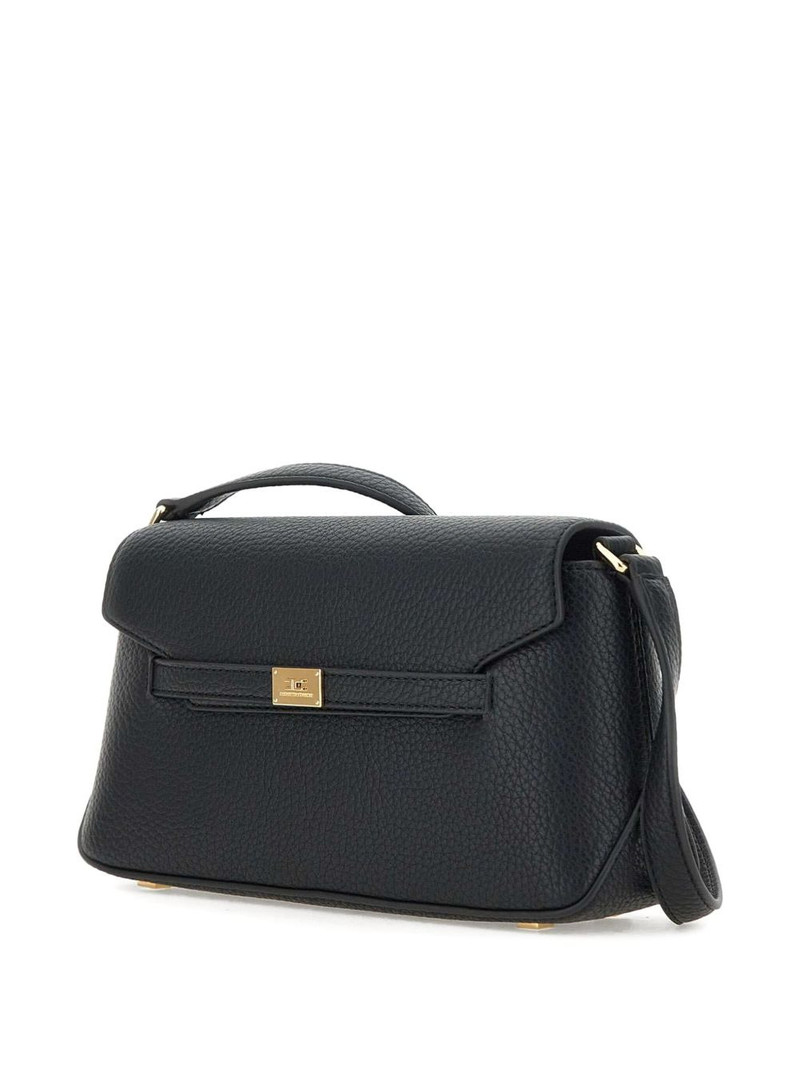 logo-plaque leather shoulder bag 3