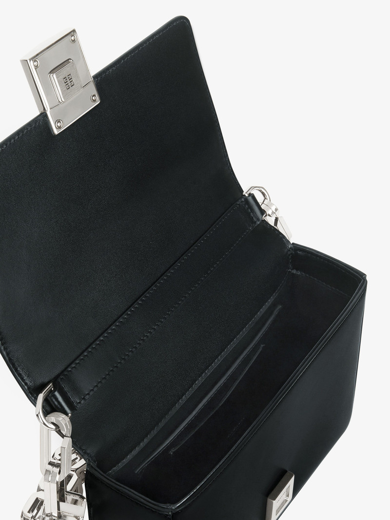 MEDIUM 4G BAG IN BOX LEATHER WITH CHAIN 5