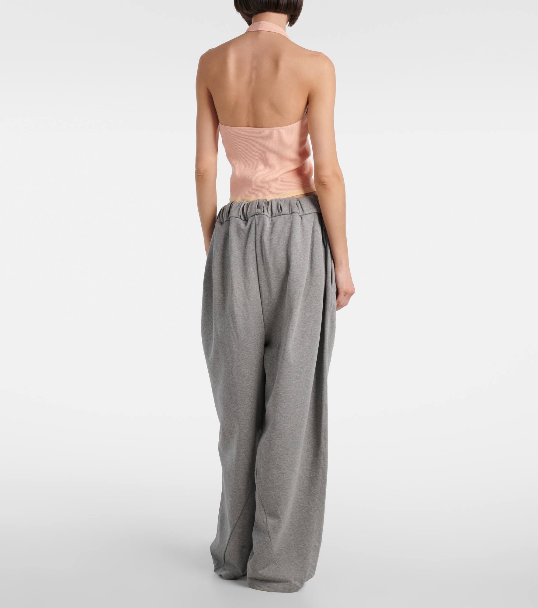 Anagram cotton jersey sweatpants - 3