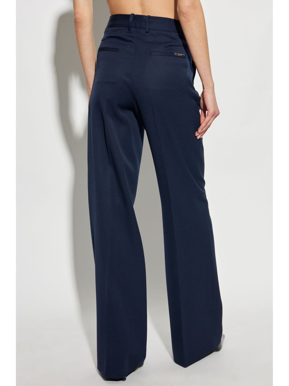 virgin-wool palazzo pants - 4
