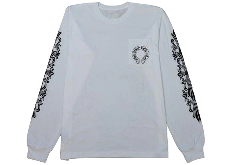 Chrome Hearts Chrome Hearts Horse Shoe L/S T-Shirt White outlook
