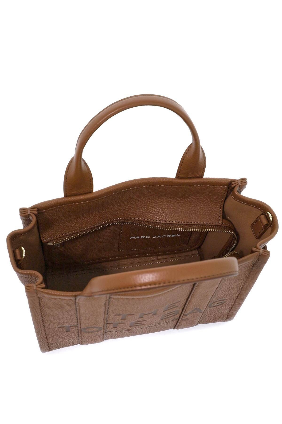 THE LEATHER SMALL TOTE BAG - 4