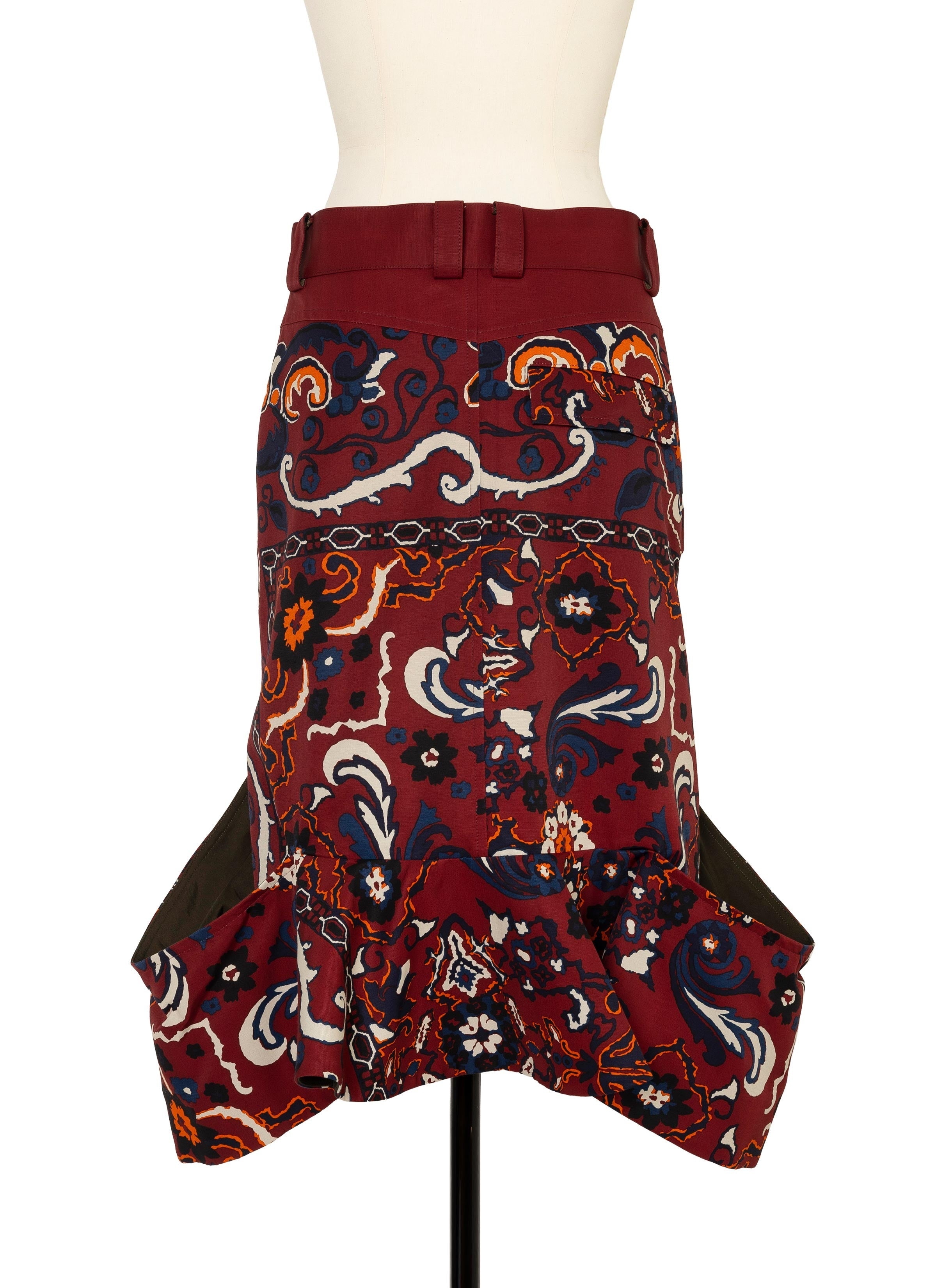 Floral Print Skirt - 3