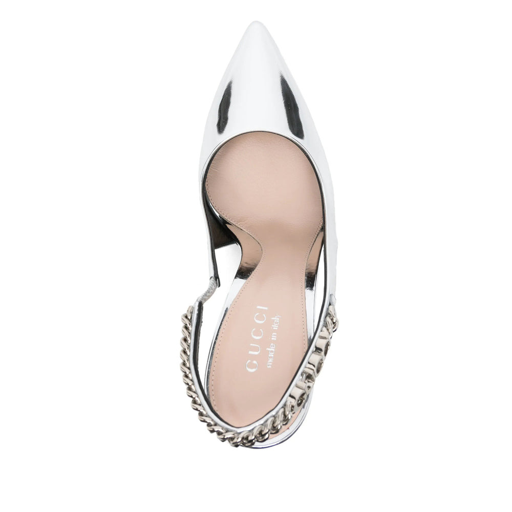 Gucci Silver Pumps Women - 2