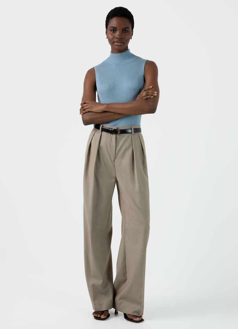 Sunspel Silk Rib Vest Jumper outlook