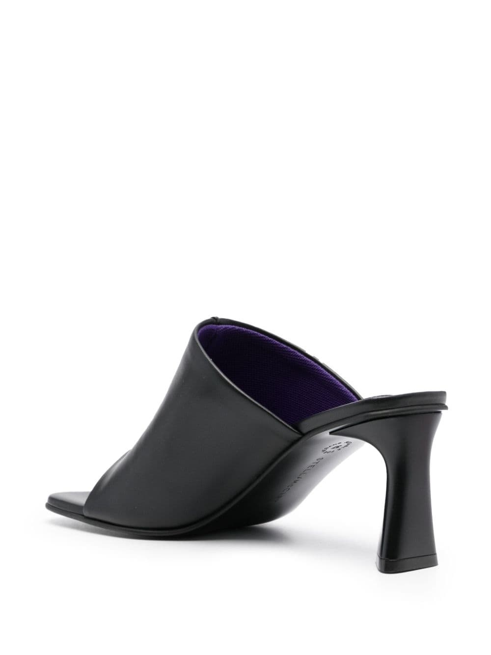 75mm open-toe mules - 3