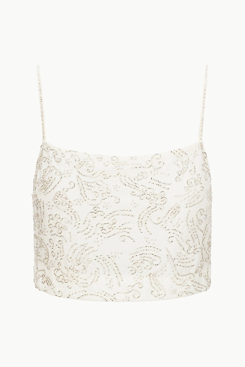 STAUD FERMO TOP IVORY 1
