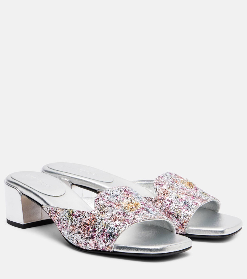 Dina 45 glitter mules 1