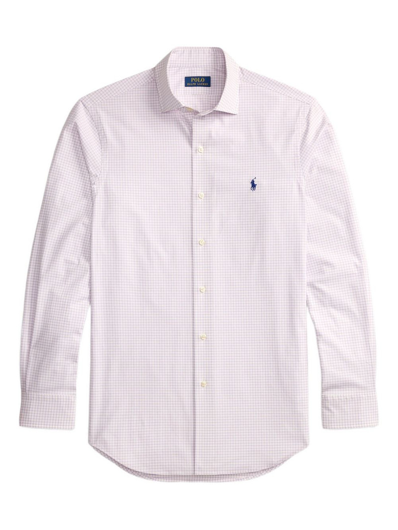 long-sleeve checked shirt 1