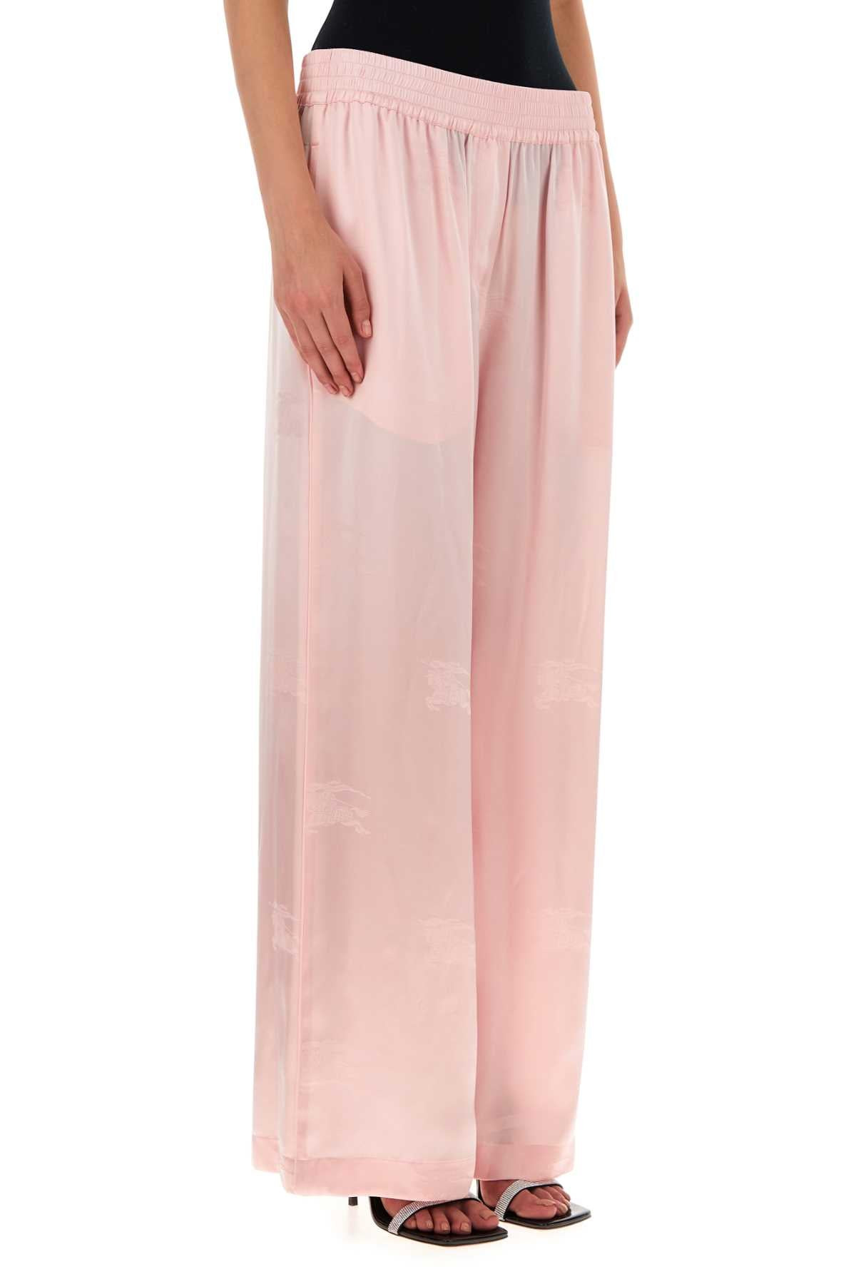 Burberry Women Pastel Pink Satin Pyjama Pant - 3