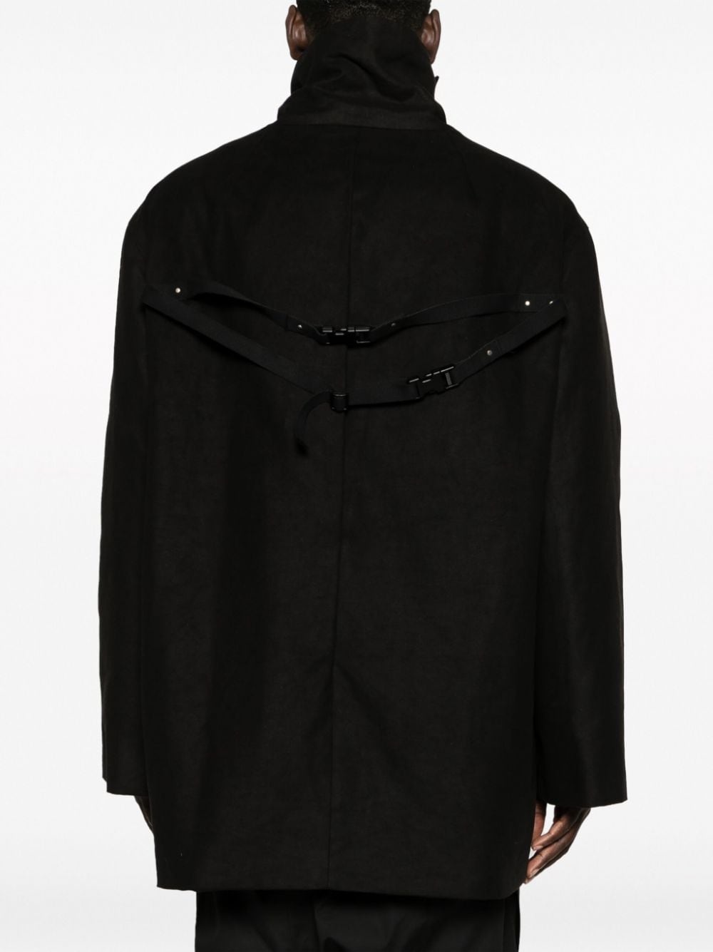 Jumbo funnel-neck down coat - 4
