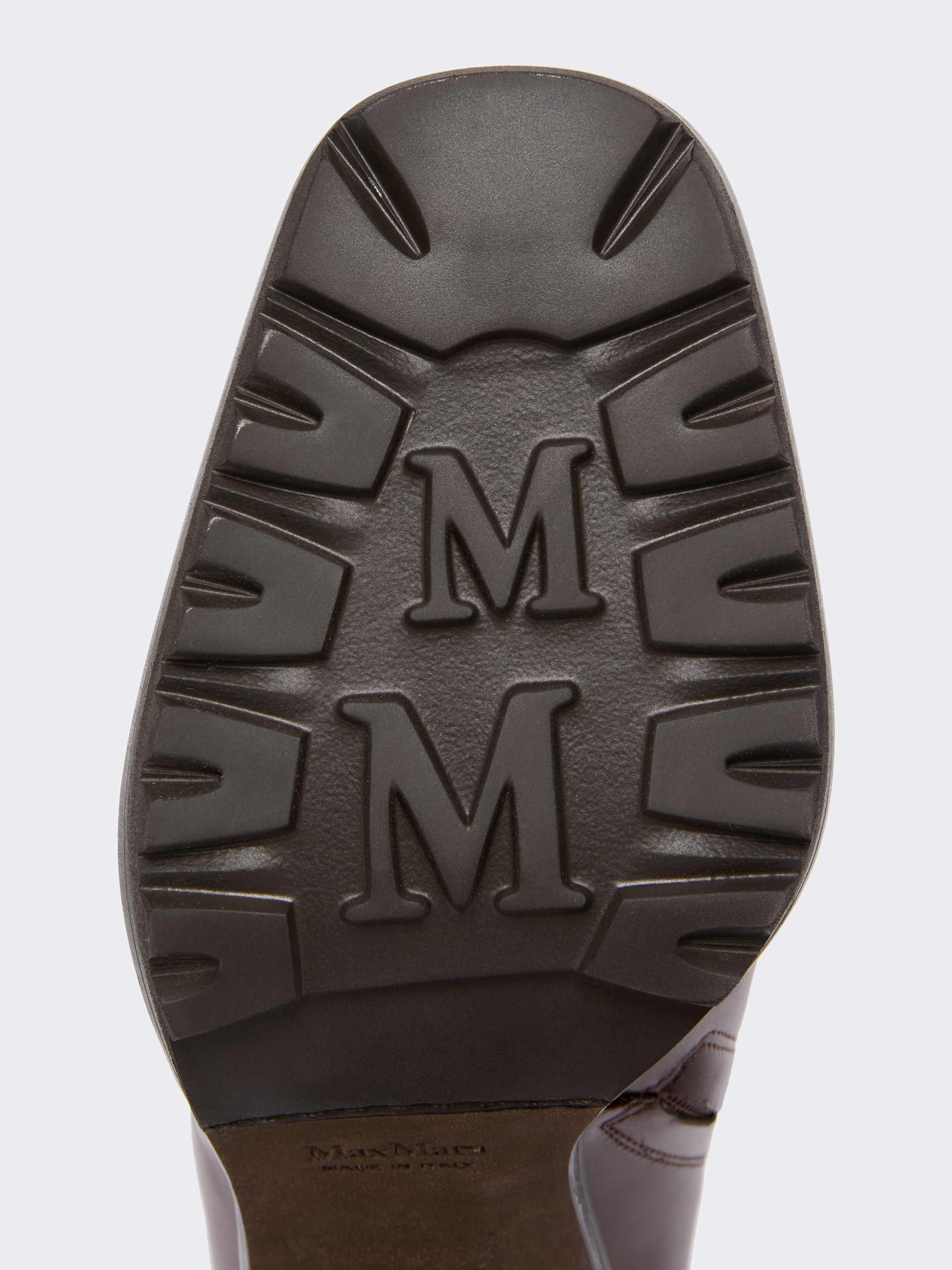 BRAIDY Smooth leather booties - 6