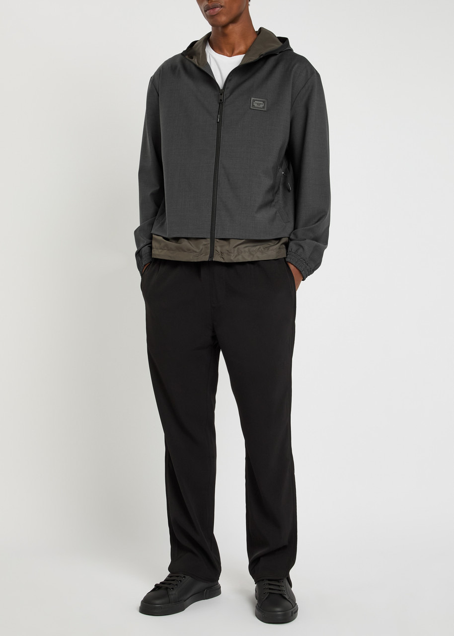 Dolce & Gabbana Tech Hooded Wool-blend Jacket - 4