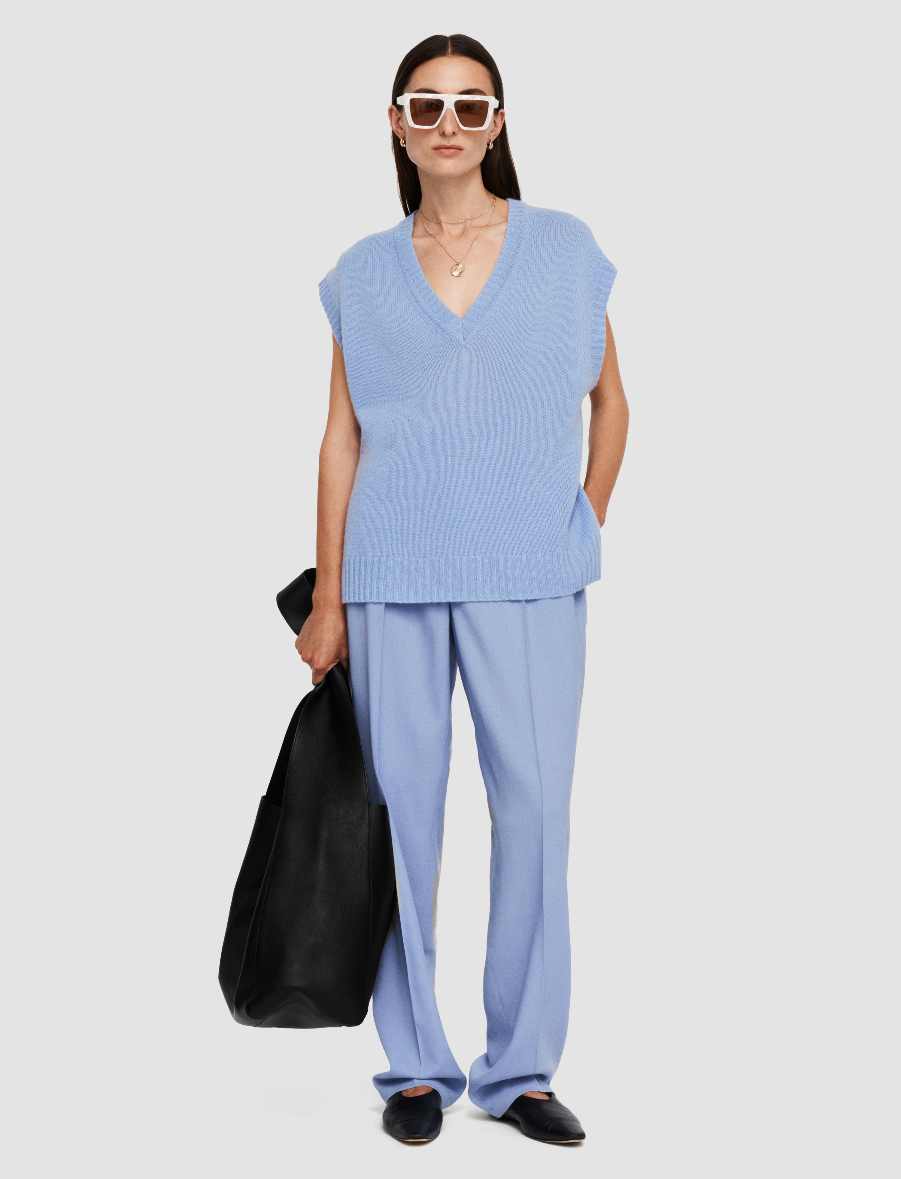 Open Cashmere Vest - 2