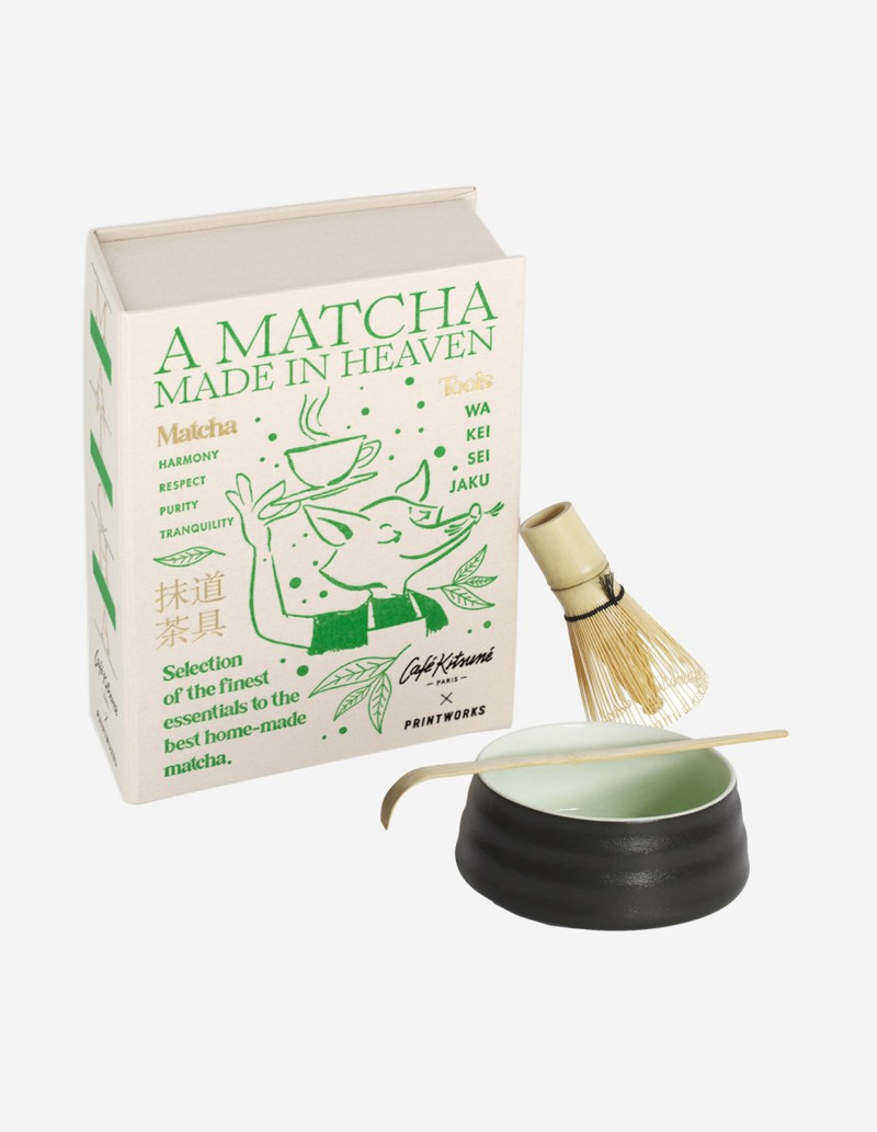 MATCHA SET CAFE KITSUNE x PRINTWORKS 3