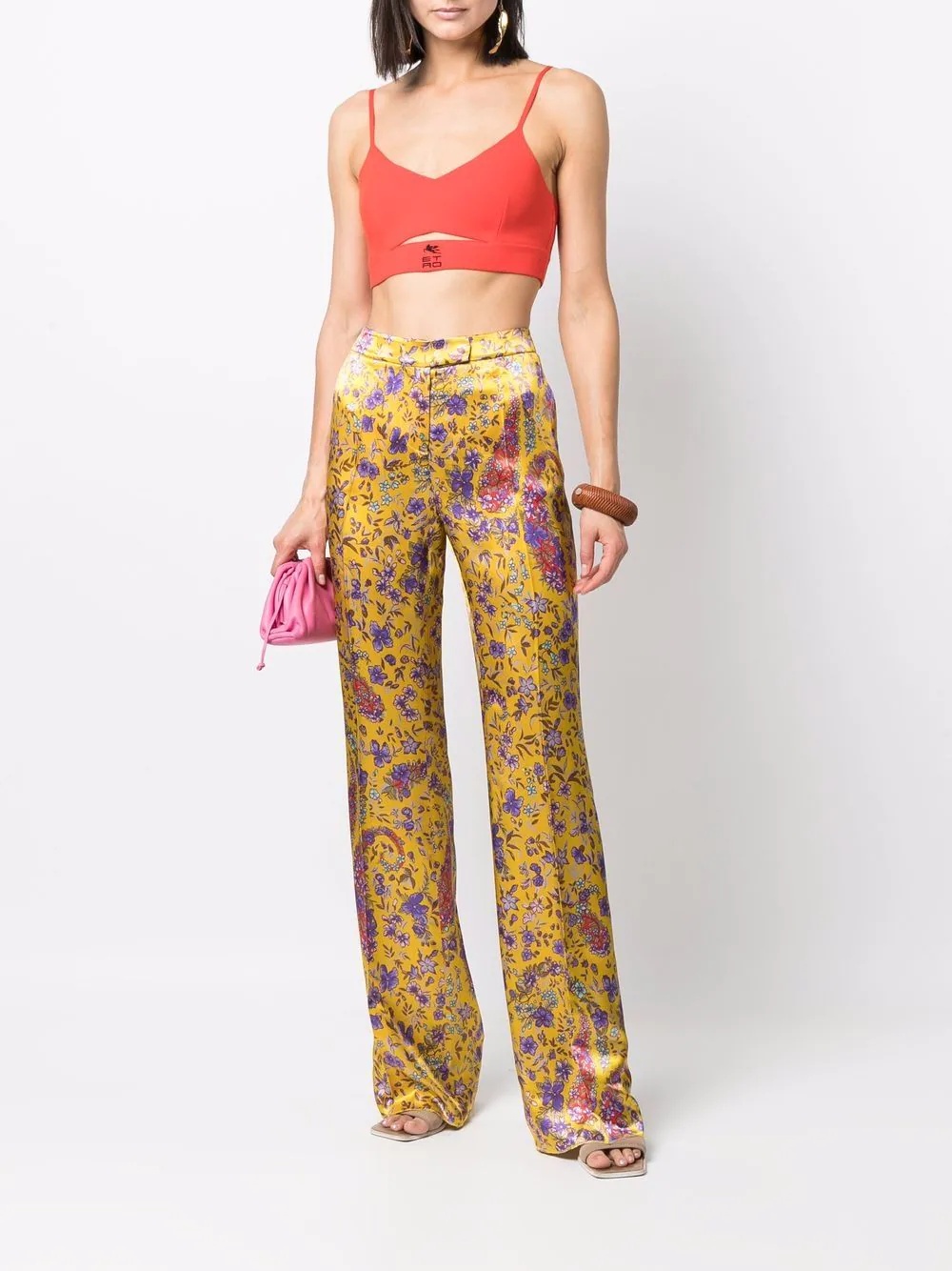 fine-knit logo-embroidered co-ord - 3