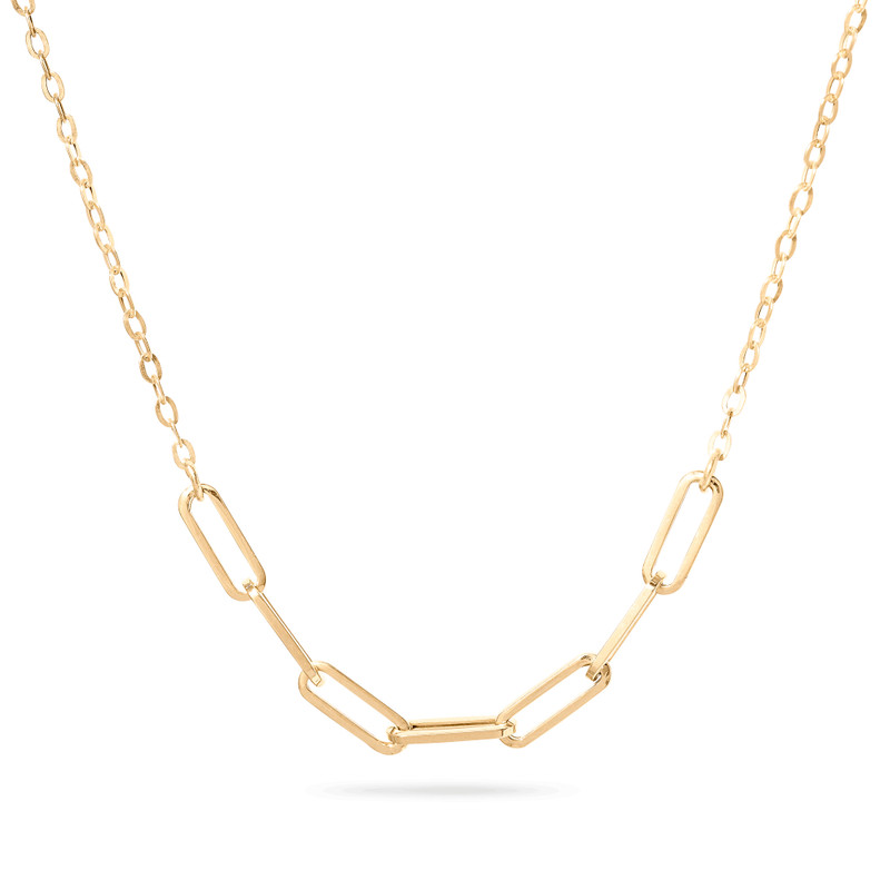 XL Paperclip Link Necklace 1