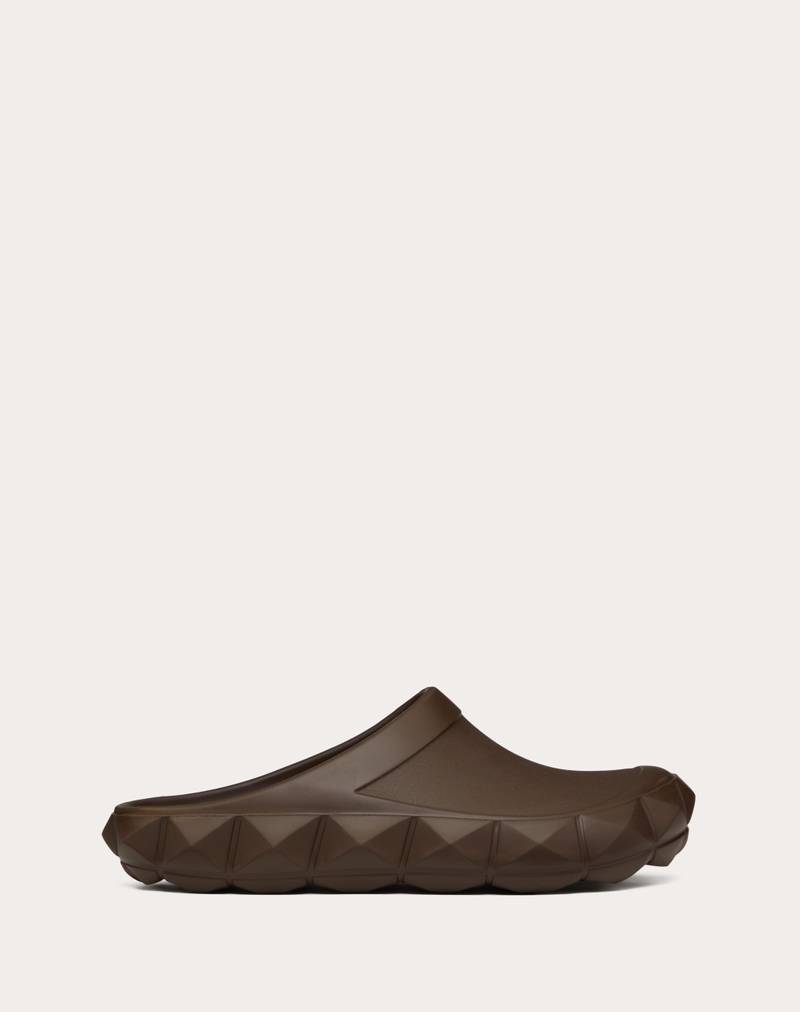 ROMAN STUD TURTLE RUBBER CLOG - 1