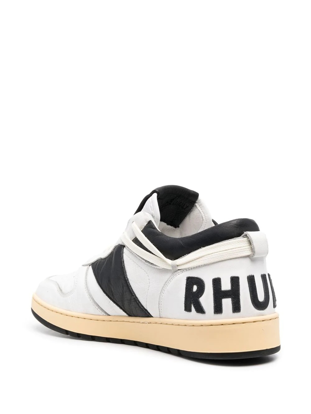 logo-lettering sneakers - 3