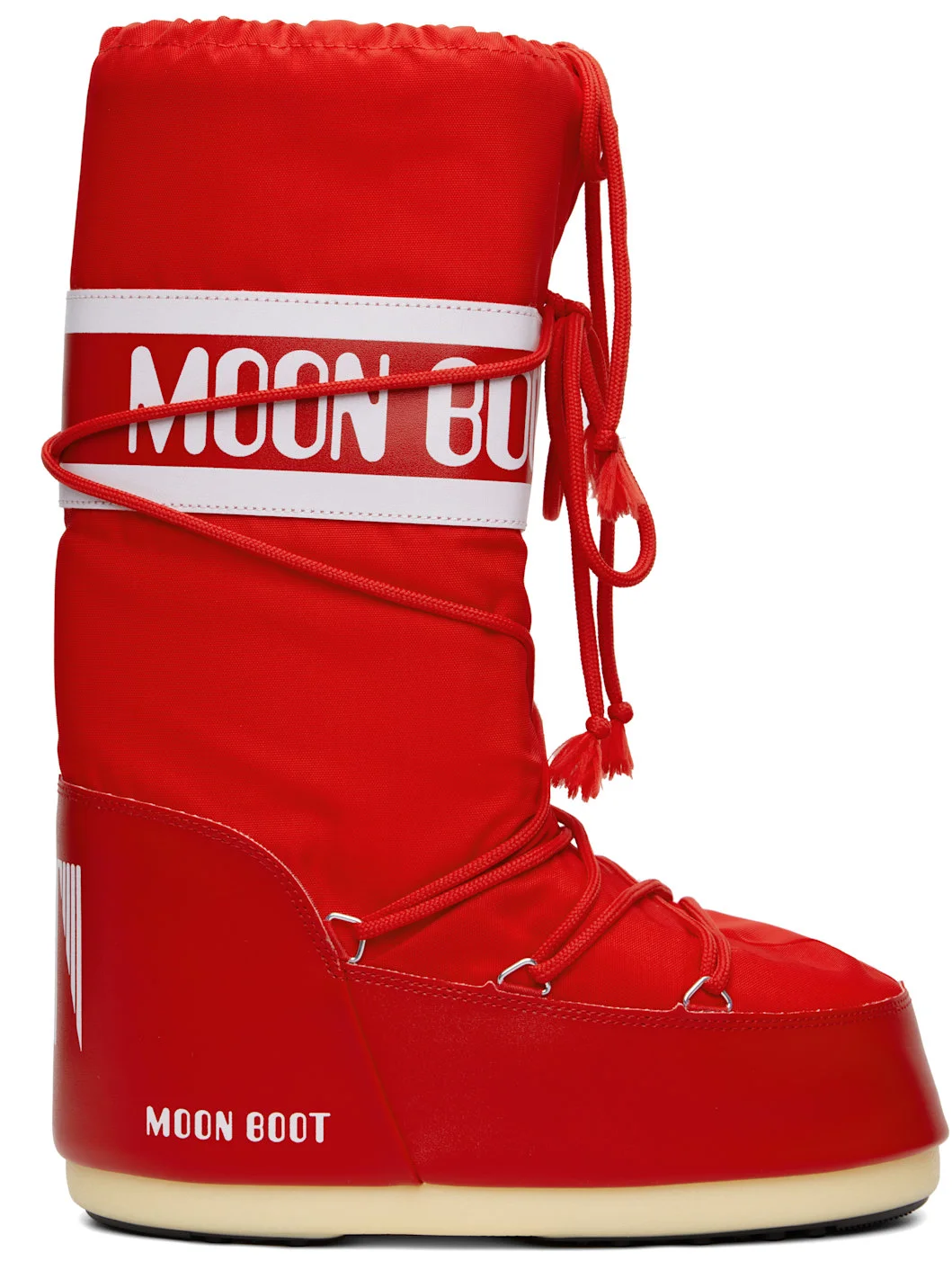 Red Icon Nylon Boots - 1