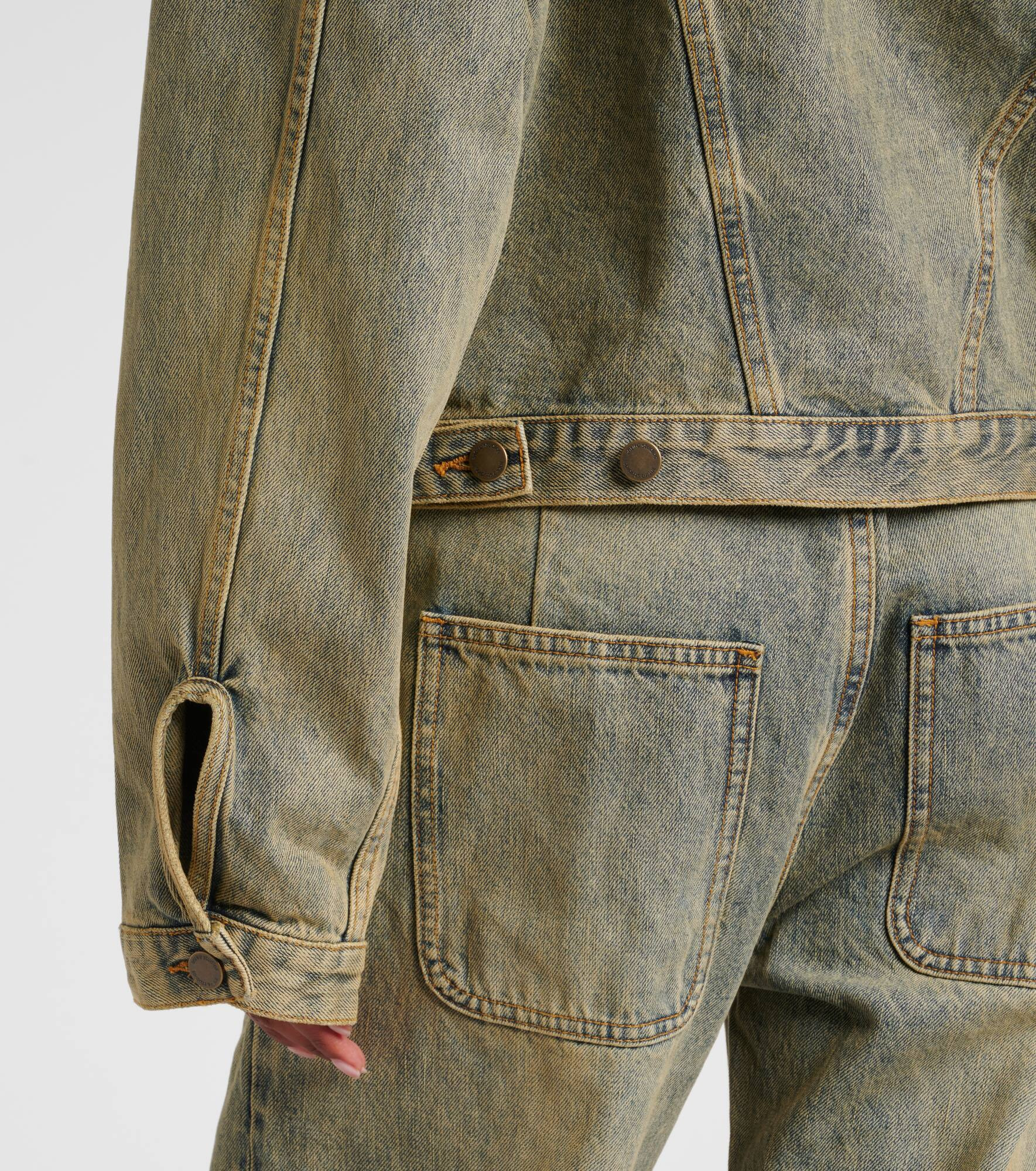 Faded oversized denim jacket - 5