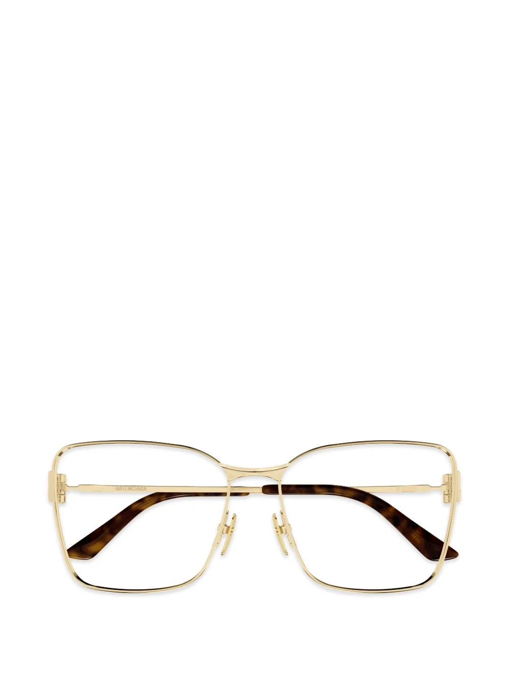 BB-logo square-frame glasses - 1