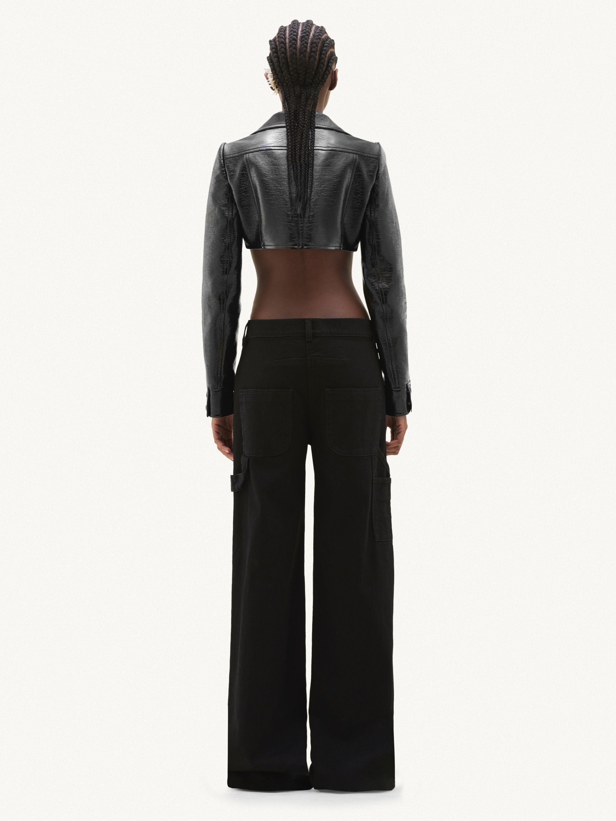 VINYL ICONIC CROP JACKET - 4