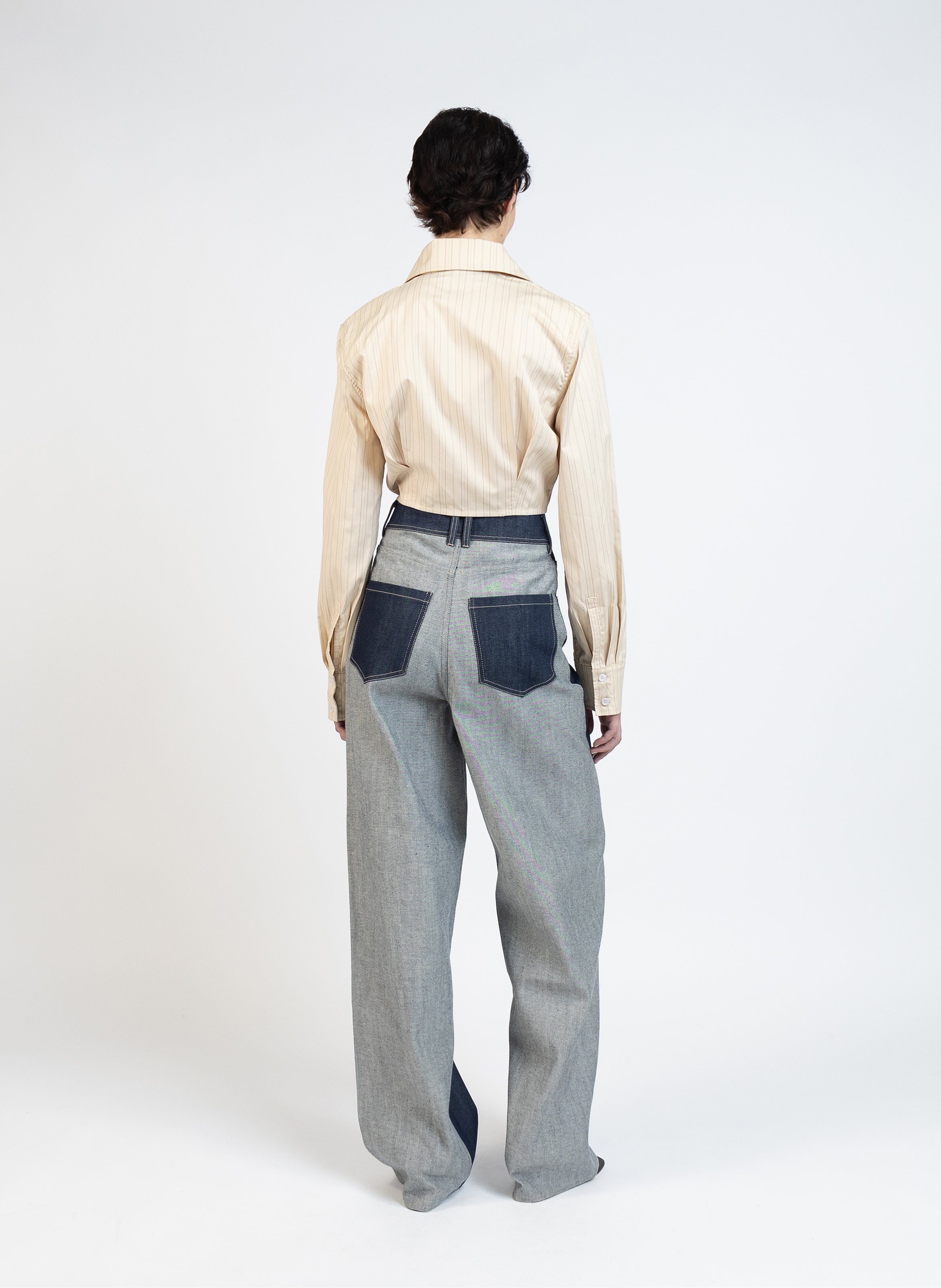 Cropped Shirt/Mustard - 5