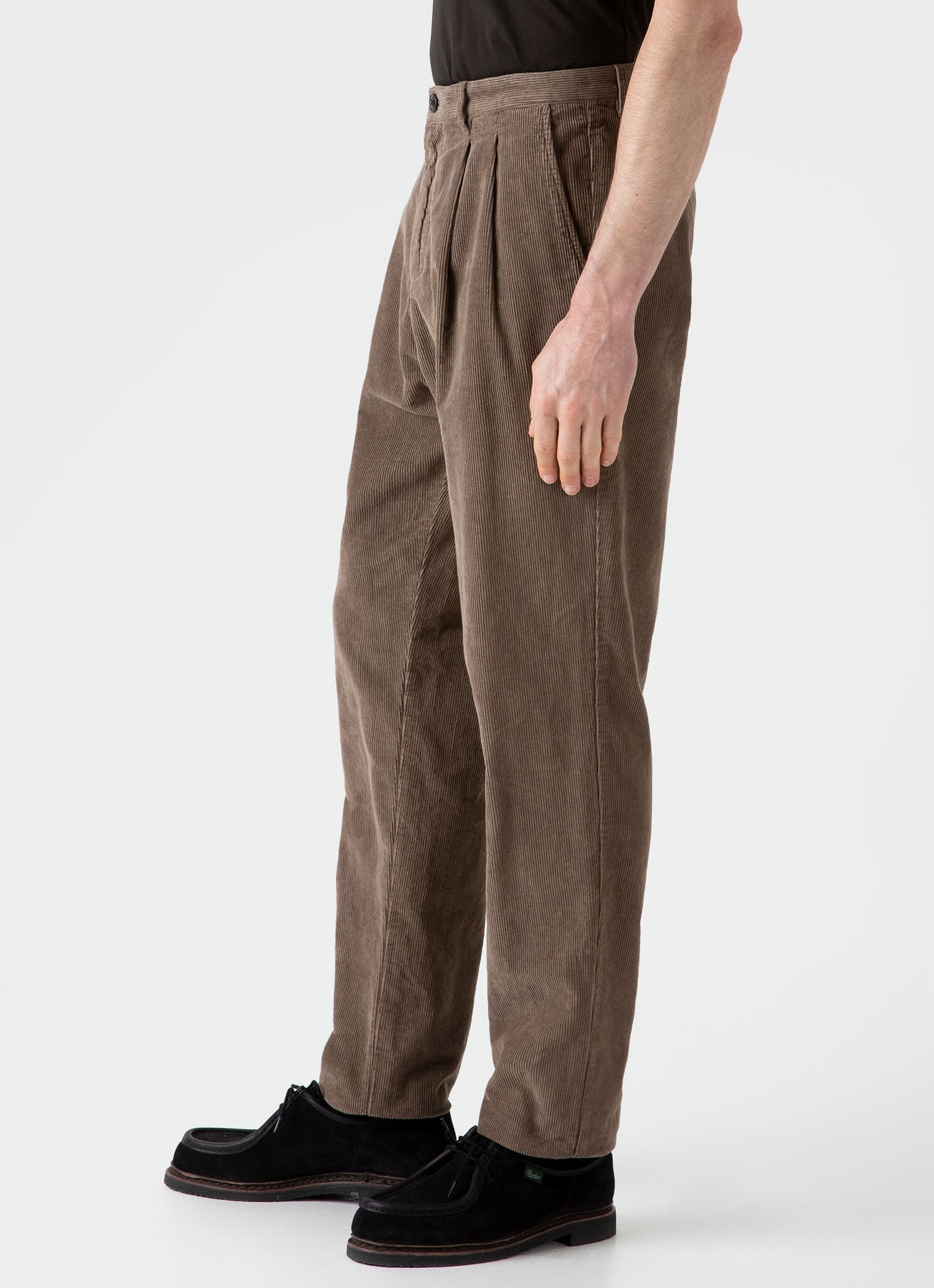 Double Pleat Corduroy Trouser - 5