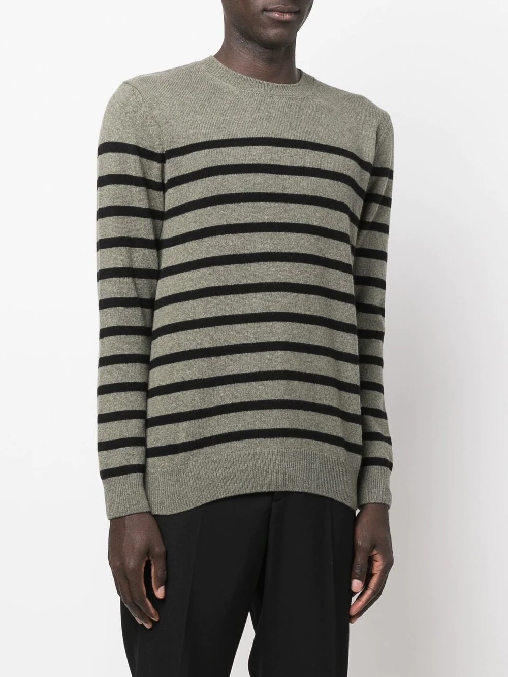 Travis striped crew-neck jumper - 3