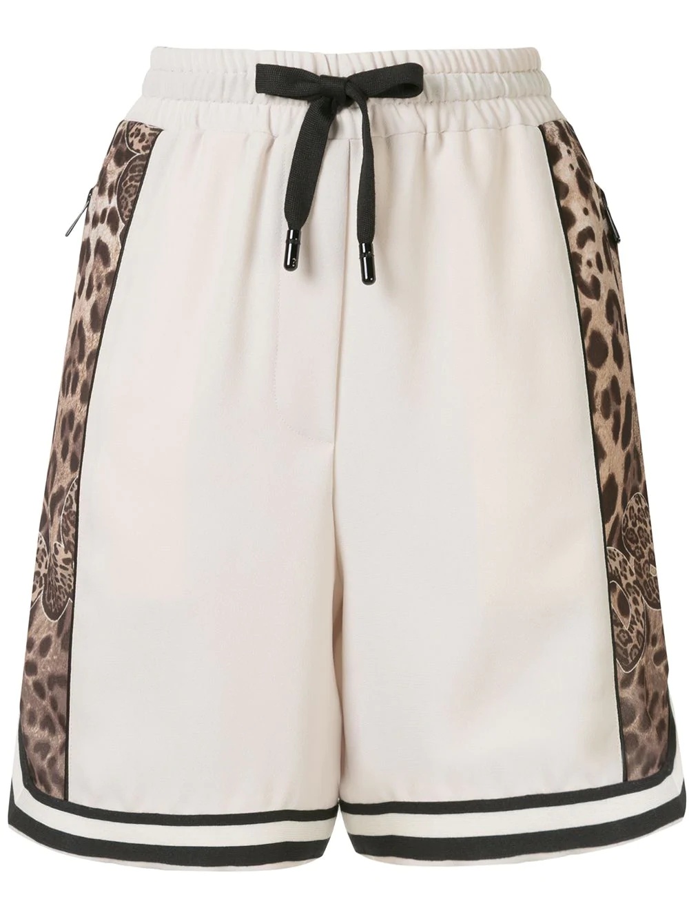 leopard logo shorts - 1