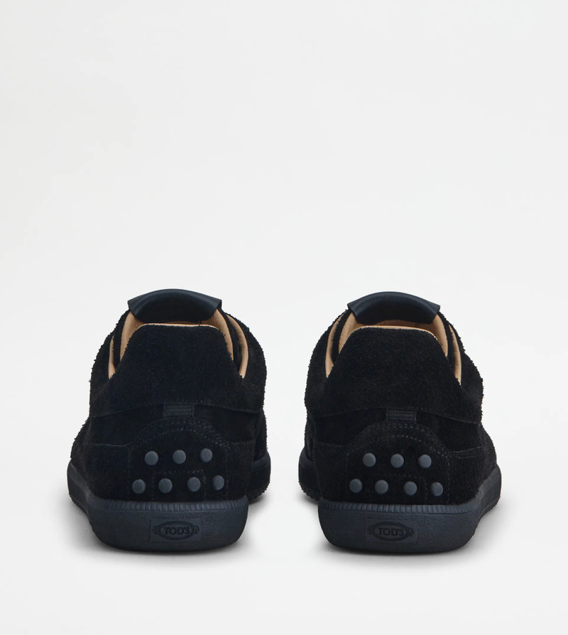 Tod's TOD'S TABS SNEAKERS IN SUEDE - BLACK outlook