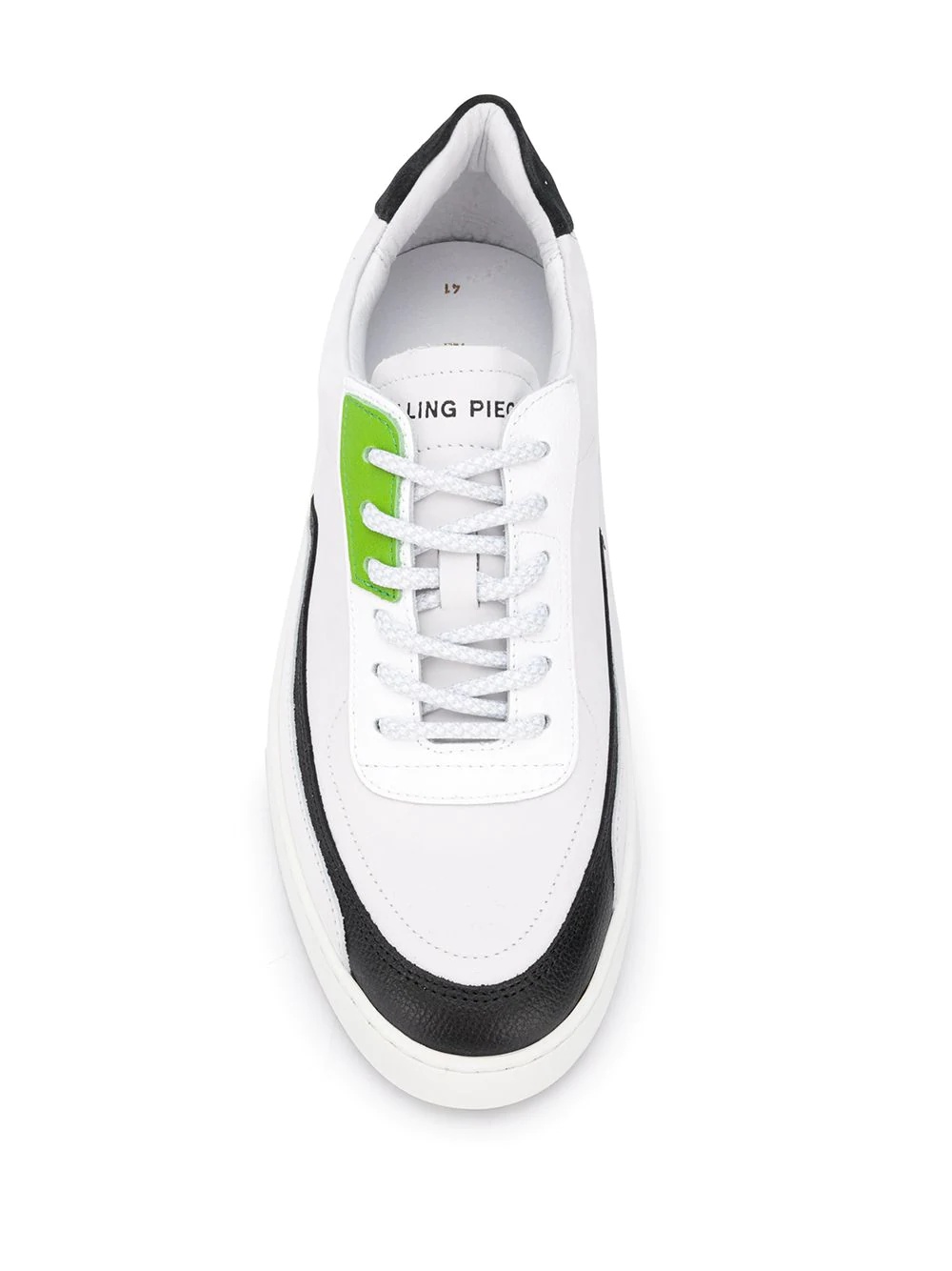 low-top logo trainers - 4