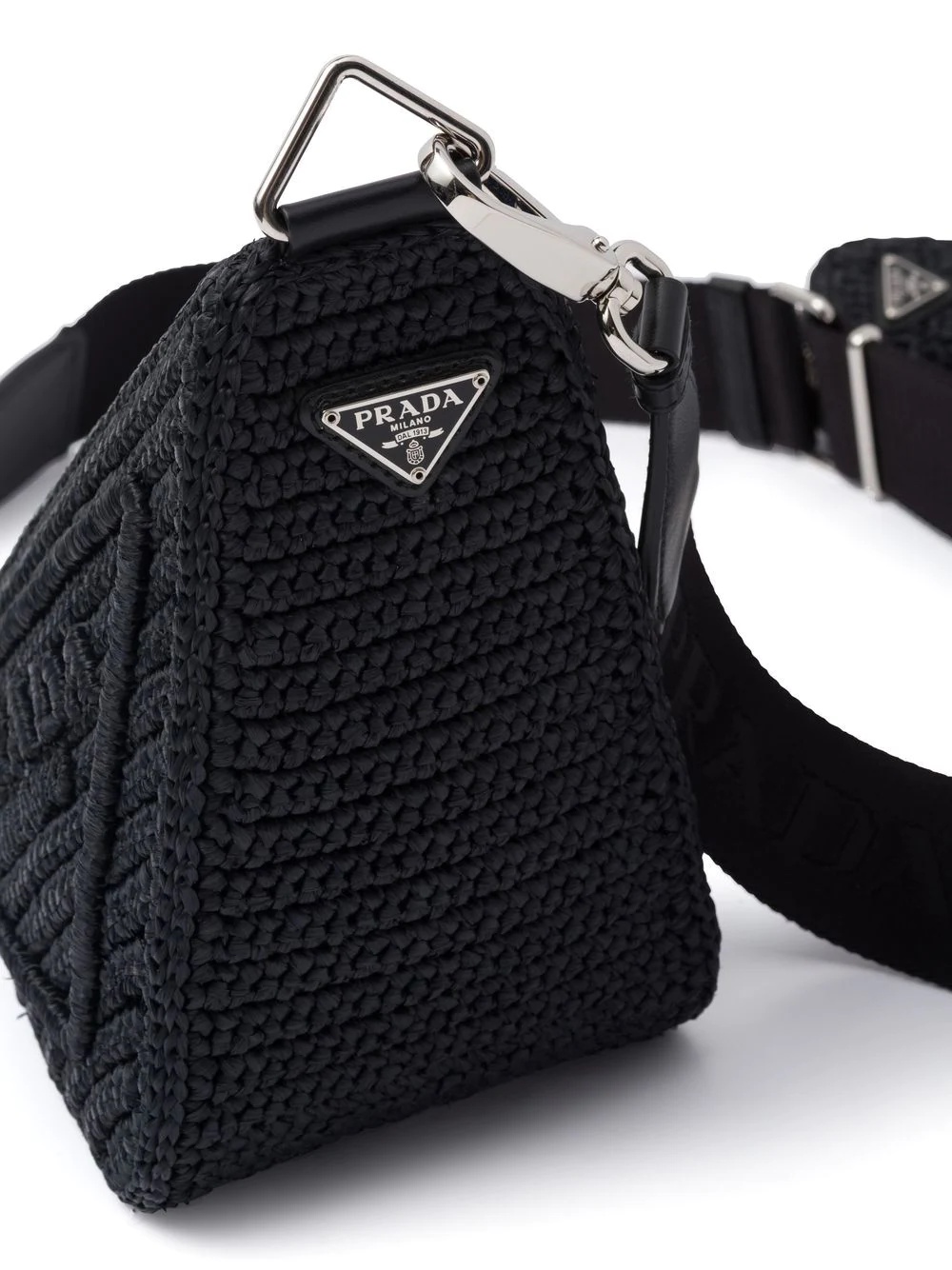 raffia Triangle shoulder bag - 6