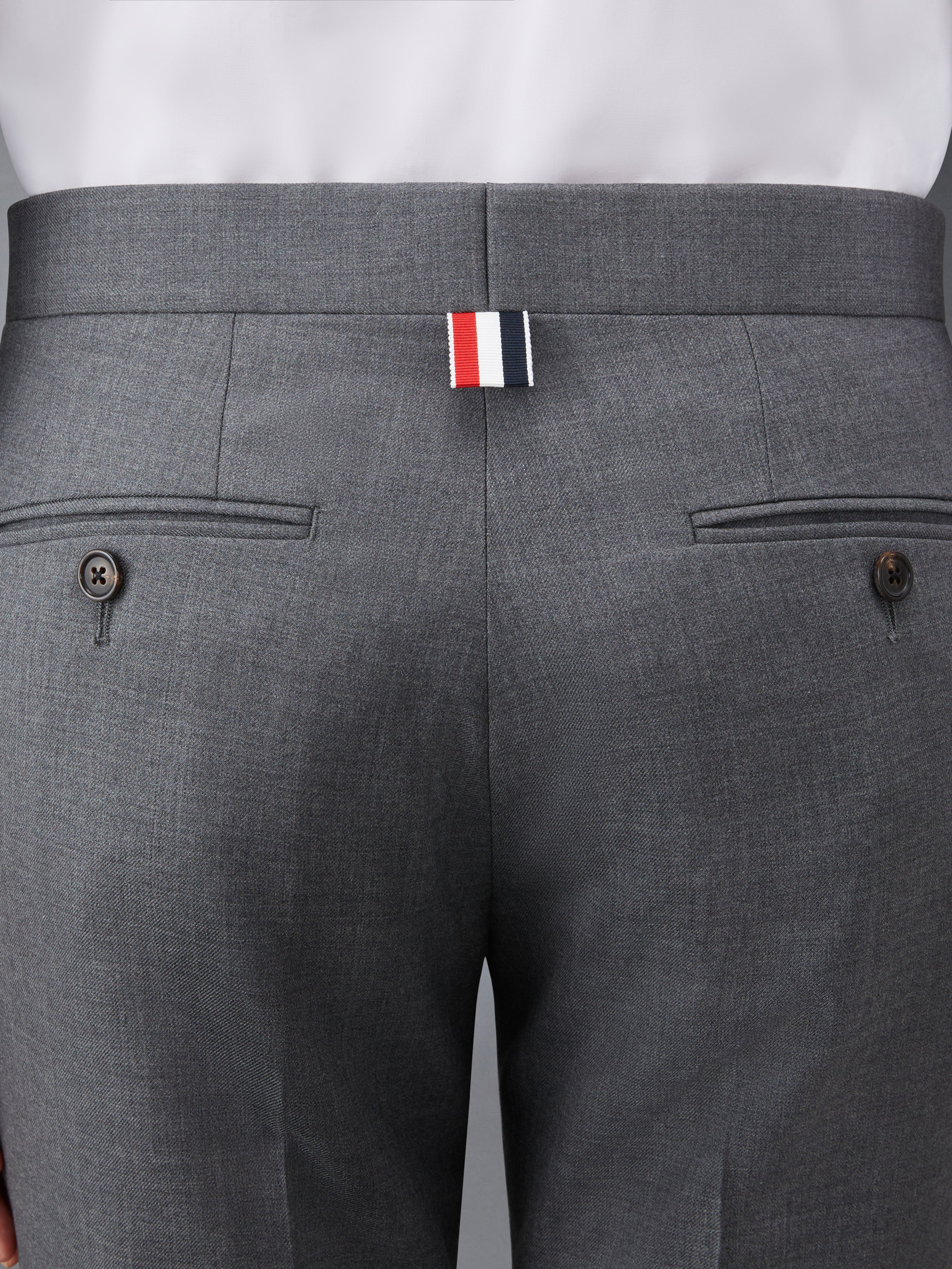 Super 120s cropped wool trousers - 4