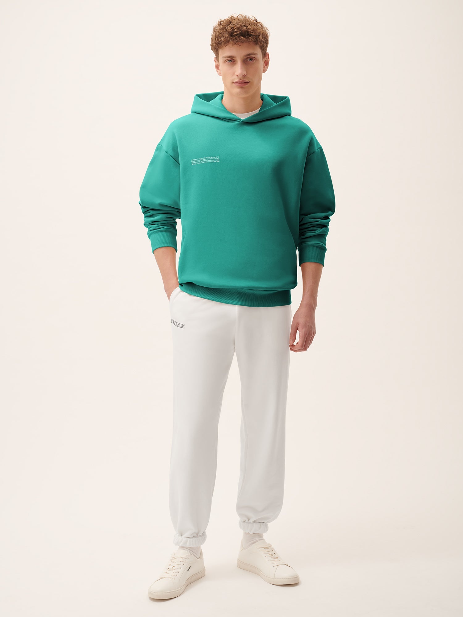 Mens 365 Midweight Hoodie - Malachite Green - 5