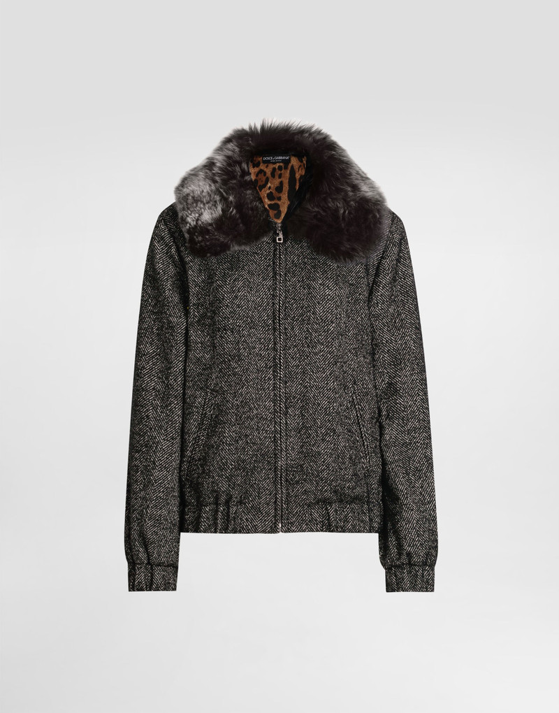 Wool chevron jacket 1