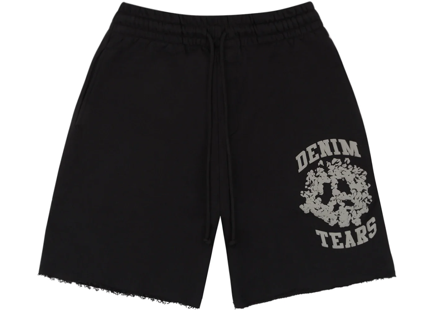 Denim Tears Denim University Sweat Shorts Black - 1