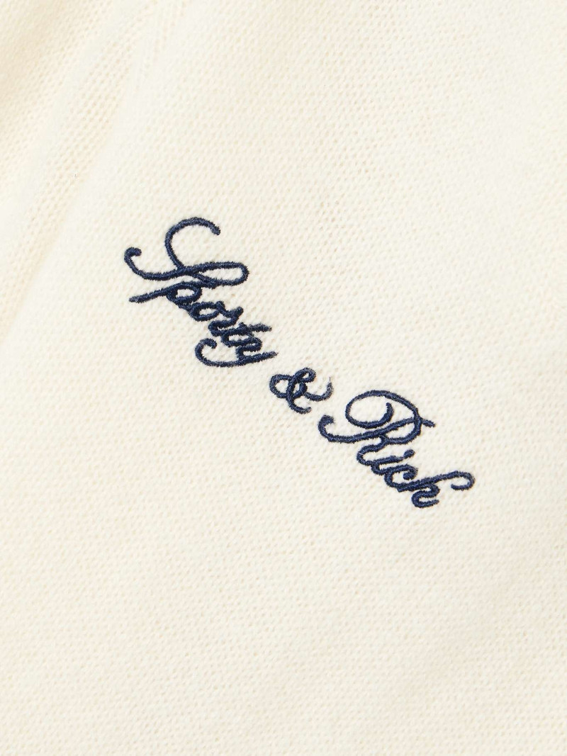 Vendome cashmere and wool-blend track pants Cream 4