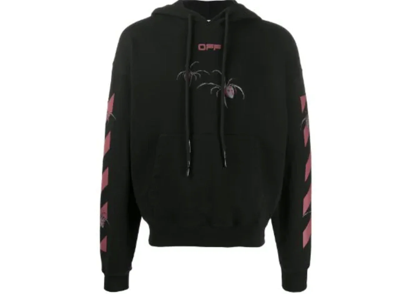 OFF-WHITE Arachno Oversized Hoodie Black - 1