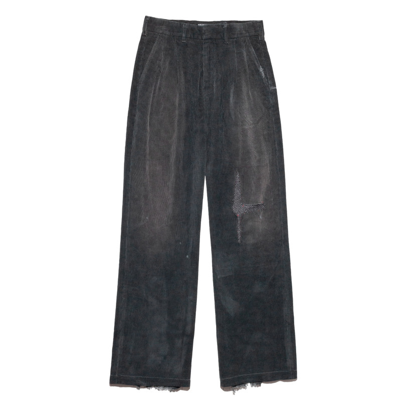 CORDUROY REPAIRED TROUSERS 1