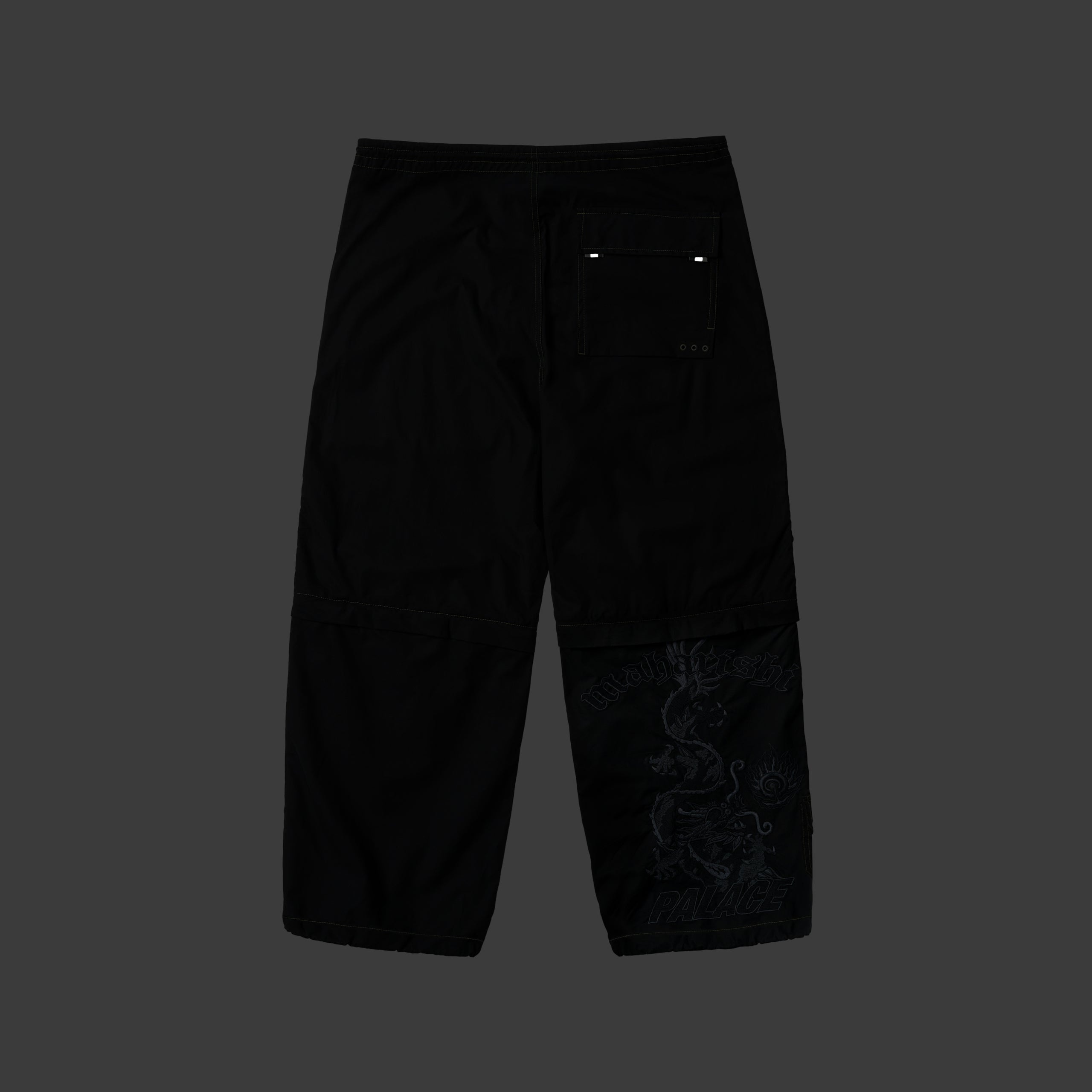 PALACE MAHARISHI ZIP OFF SNOPANT BLACK - 7