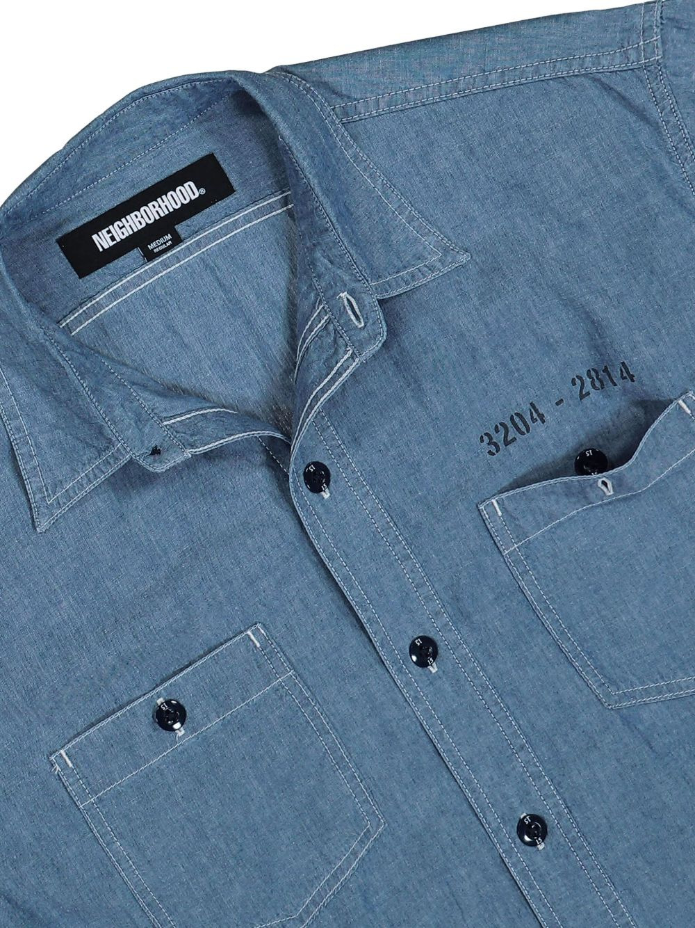 patch-pocket cotton shirt - 4