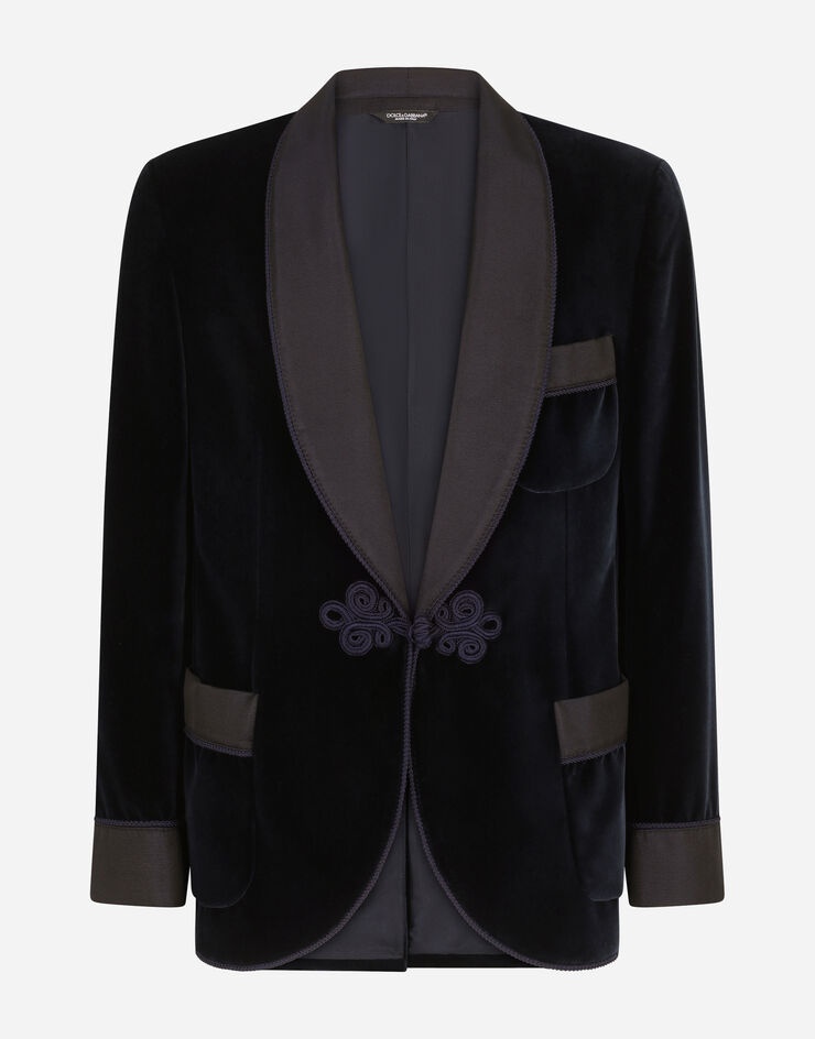 Velvet smoking jacket - 3